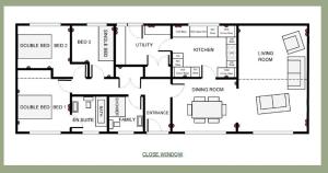 Three-Bedroom Apartment room in Chycara