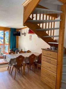 Duplex T3, ski aux pieds, plein sud, Piscine