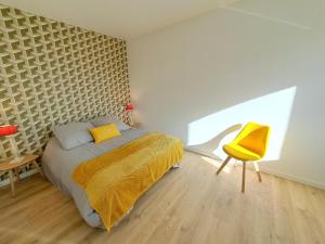 Maisons de vacances Holiday Home in Brittany with Sea View : photos des chambres