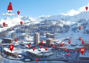 Les Cristaux de La Plagne APPARTEMENT 8 personnes LODGES A505