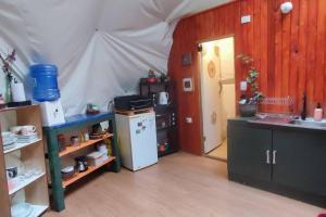 Domo el avellano inmerso en el bosque con tinaja incluida