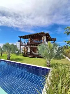 VILA CASA com PISCINA e PRÓXIMA À PRAIA BARRA GRANDE DE CAMAMÚ - TAIPU DE FORA - Tabatinga