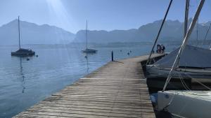 Hilterfingen on the way to interlaken