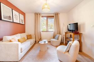 Appartements Au centre cosy et neuf proche station ski parking terasse : photos des chambres