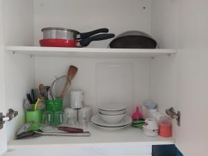 Simply and Restful Studio Apartment at Sky House BSD By Travelio