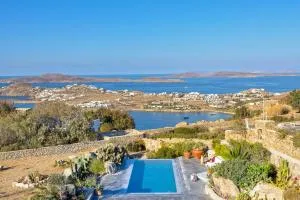 Villa Mykonian Ode with Stunning Sunrise & Sunset Views - Psarou