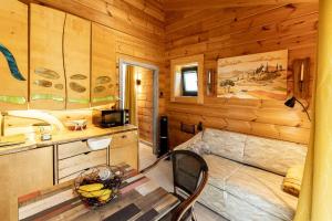 Blockhaus am Baumwipfelpfad