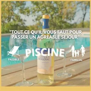 Maison Moderne avec Piscine au Cœur des Vignes - 朗布拉