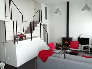 Loft-Maison de ville-Parking-Famille Pas de fête - 德拉韦伊