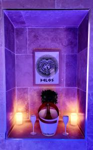 Appartements - LA SUITE DELOS - JACUZZI 2 PLACES - CENTRE VILLE A PIED - LIT QUEEN SIZE - PARKING PRIVEE - WIFI - City Center within walking distance - : photos des chambres