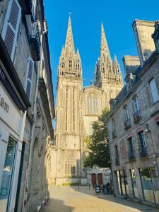 Appartements - LA SUITE DELOS - JACUZZI 2 PLACES - CENTRE VILLE A PIED - LIT QUEEN SIZE - PARKING PRIVEE - WIFI - City Center within walking distance - : photos des chambres