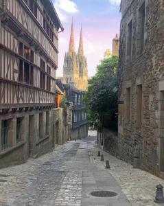 Appartements - LA SUITE DELOS - JACUZZI 2 PLACES - CENTRE VILLE A PIED - LIT QUEEN SIZE - PARKING PRIVEE - WIFI - City Center within walking distance - : photos des chambres