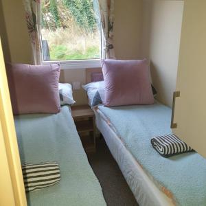 Caravan under the tree, Seton Sands