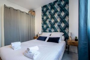 Appartements Les Acacias - Appartement cosy - Plage a 10 min : photos des chambres