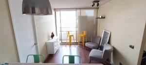 Vista cordillera al lado del metro