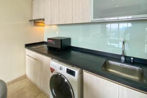 Spacious and Elegant Designed 3BR at Menteng Park Apartment By Travelio