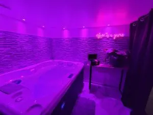 Studio élégant l'orchidée Jacuzzi en intérieur toute l'année - Juvignac