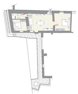 Charming apartment in Loro Ciuffenna, 110 m² with Shared Pool.