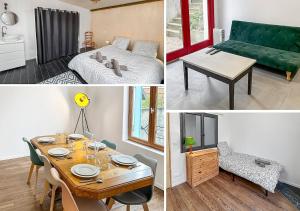 Maisons de vacances Maison Atypique acces direct Paris, Cuisine design : photos des chambres