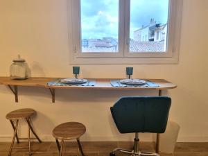 Studio lumineux clim - centre ville