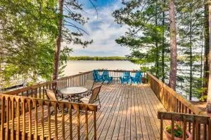 Lake Tomahawk Summer Oasis with Deck! - Lake Tomahawk