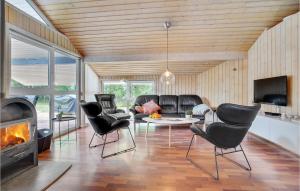 Lovely Home In Saltum With Kitchen