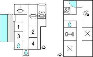 Maisons de vacances Gorgeous Home In Briare With Sauna : photos des chambres