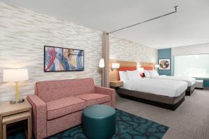 Studio Suite with Two Queen Beds - Hearing Access room in Home2 Suites by Hilton Owatonna