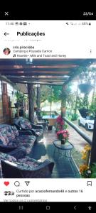 Chalé 1101 - Camping Carrion em Itu Em frente ao lago