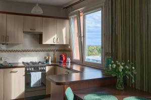 Zielony apartament w centrum