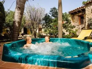 Casa Rural tipica Canaria 2 HAB con piscina y terraza en Moya - San Felipe