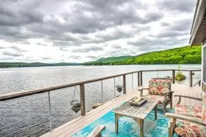 Lake Front Enfield Home with Deck & Boat Dock! - Enfield