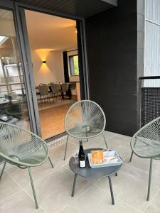 Le Savoisien, Appartement in centrum Chatel 150 m van ski-lift