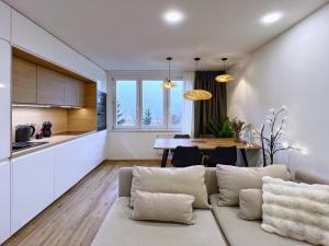 Janas WOW apt, 3 room, free parking, 15Airpt, 25City