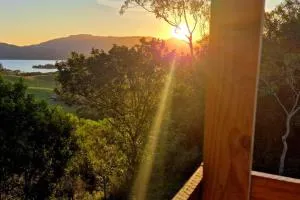 Vista para a lagoa e natureza - Imaruí