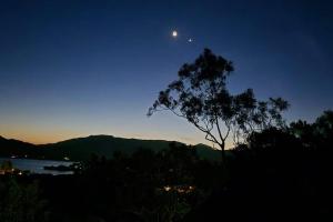 Vista para a lagoa e natureza