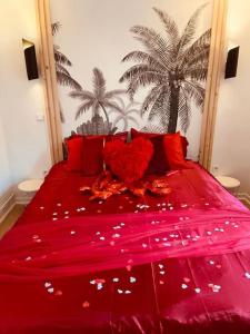 Appartements T2 avec Jacuzzi et jardin pres de Giverny et de La Roche-Guyon : photos des chambres