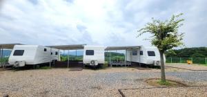 Campground full of stars