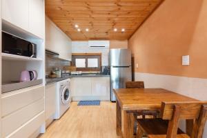 Hanok stay under the golden sky in Yangpyeong