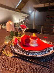Maisons de vacances Gite avec Spa et Sauna Privatif : Maison 1 Chambre