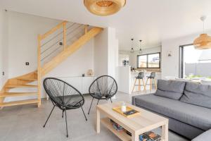 Maisons de vacances Grande maison neuve classee 4 etoiles a 300m de la mer : photos des chambres