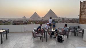 Pyramids Sun Land Veiw