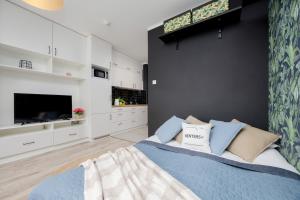 Piękne Studio z Balkonem dla 2 osób w Warszawie by Noclegi Renters