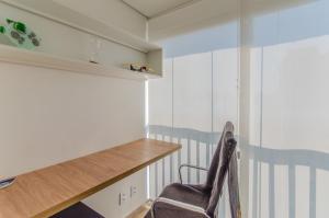 V1501 - Loft| Metrô| Ar-Cond.|Academia| Mercado 24h