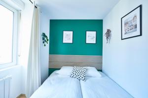 BE-4D - Joli 3 pièces tout équipé pour 1-4 pers au 4ème étage au centre de Mulhouse