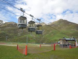 Studio cabine pour 4 pers. avec vue sur pistes - FR-1-452-55