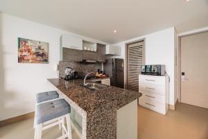 Precioso apto de 1 habitación con vista extraordinaria en Bocagrande