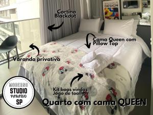 Moderno Studio no Metrô Paraíso na Paulista em SP