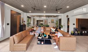 SaffronStays Earl Grey - 3BR pet-friendly pool villa with theatre, pool table, BBQ & glass balconies for open views