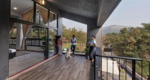 SaffronStays Earl Grey - 3BR pet-friendly pool villa with theatre, pool table, BBQ & glass balconies for open views